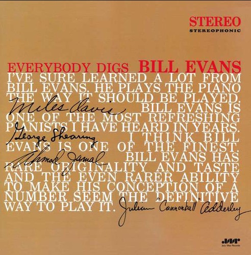 Bill Evans: Everybody Digs Bill Evans { Vinyl LP }