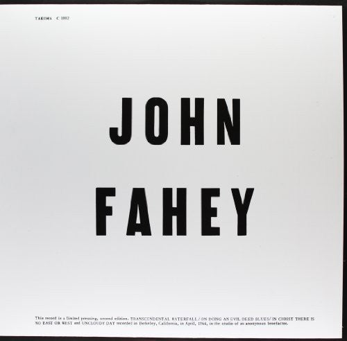 John Fahey: Blind Joe Death { Vinyl LP }