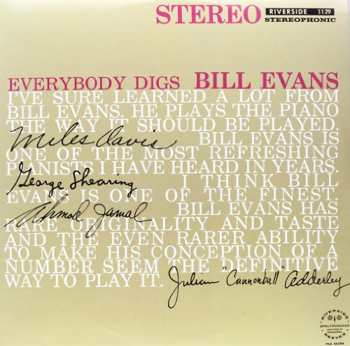 Bill Evans: Everybody Digs Bill Evans { Vinyl LP }