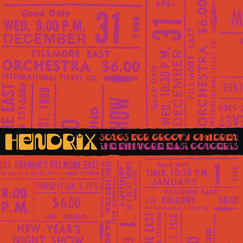 Jimi Hendrix: Songs For Groovy Children: The Fillmore East Concerts { Vinyl LP }