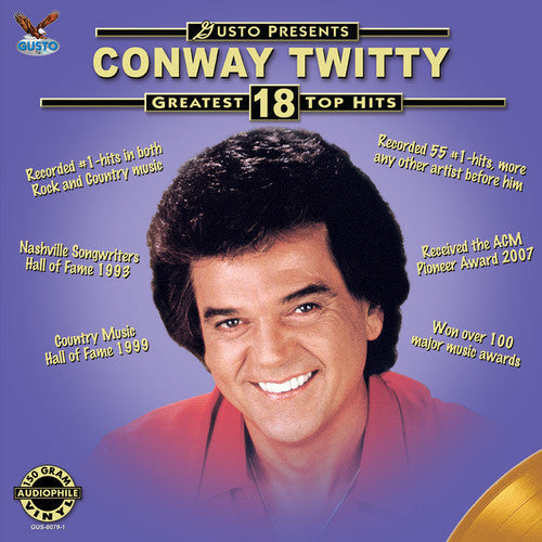 Conway Twitty: Greatest 18 Top Hits { Vinyl LP }
