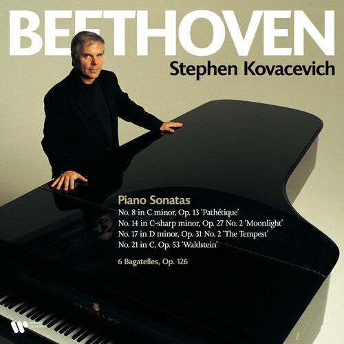 Stephen Kovacevich: Beethoven: Piano Sonatas Nos. 8 14 17 & 21 Bagatelles Op. 126 { Vinyl LP }