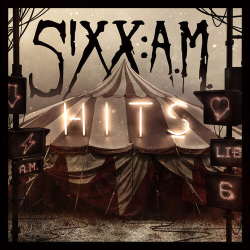 Sixx:a.M.: HITS (Translucent Red with Black Smoke Vinyl) { Vinyl LP }