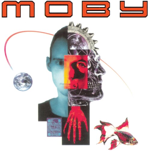 Moby: Moby - Black/White Marble on Blue { Vinyl LP }