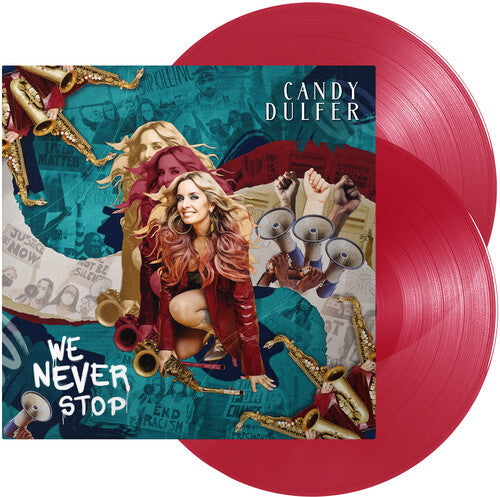 Candy Dulfer: We Never Stop - 2LP Red Vinyl w/ Bonus Track { Vinyl LP }