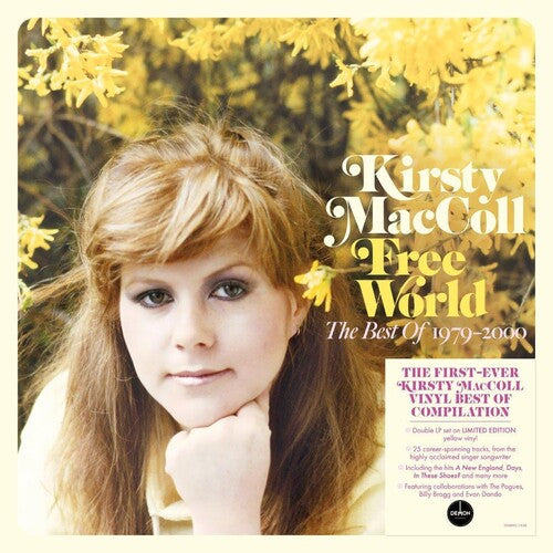 Kirsty MacColl: Free World: The Best Of Kirsty Maccoll 1979-2000 - 140-Gram Yellow Colored Vinyl { Vinyl LP }
