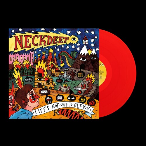 Neck Deep: Life's Not Out to Get You - Blood Red { Vinyl LP }