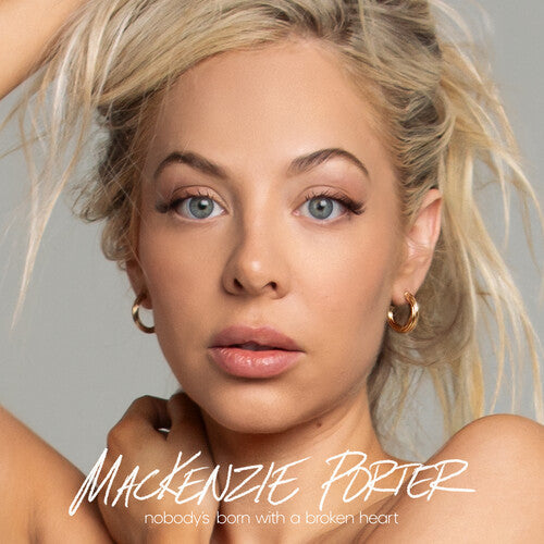 Mackenzie Porter: Nobody's Born with a Broken Heart - Smokey Grey/Blue & White { Vinyl LP }