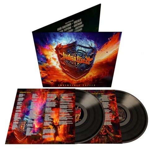 Judas Priest: Invincible Shield - Deluxe Gatefold Black Vinyl with Alternate Cover Artwork { Vinyl LP }