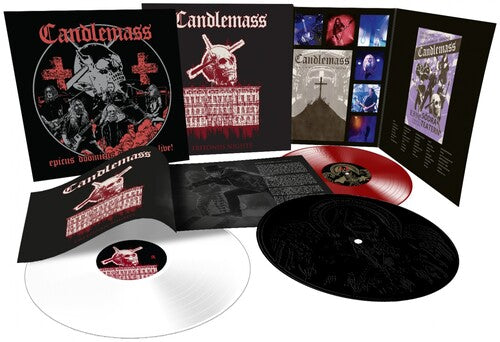 Candlemass: Tritonus Nights - 3LP Red, White & Black Etched Vinyl Boxset { Vinyl LP }