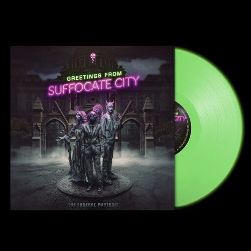 The Funeral Portrait: Greetings From Suffocate City - Neon Green { Vinyl LP }