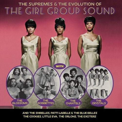 Supremes & the Evolution of the Girl Group Sound: Supremes & The Evolution Of The Girl Group Sound / Various - 140gm Pink & Black Marble Vinyl { Vinyl LP }