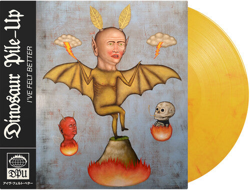 Dinosaur Pile-Up: I'Ve Felt Better - Yellow Flame Marble { Vinyl LP }