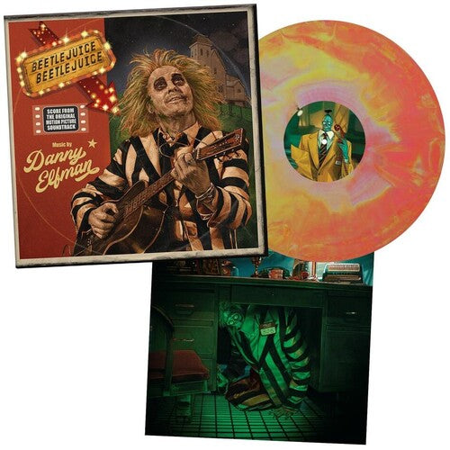 Danny Elfman: Beetlejuice Beetlejuice (Original Soundtrack) - Limited Australian Exclusive Pink & Yellow Colored Vinyl { Vinyl LP }