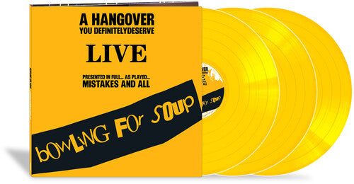 Bowling for Soup: A Hangover You Definitely Deserve (Live) { Vinyl LP }