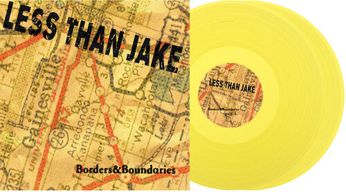 Less than Jake: Borders & Boundaries 25th Anniversary - Yellow { Vinyl LP }
