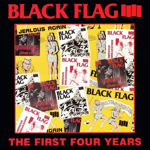 Black Flag: First Four Years / Singles { Vinyl LP }