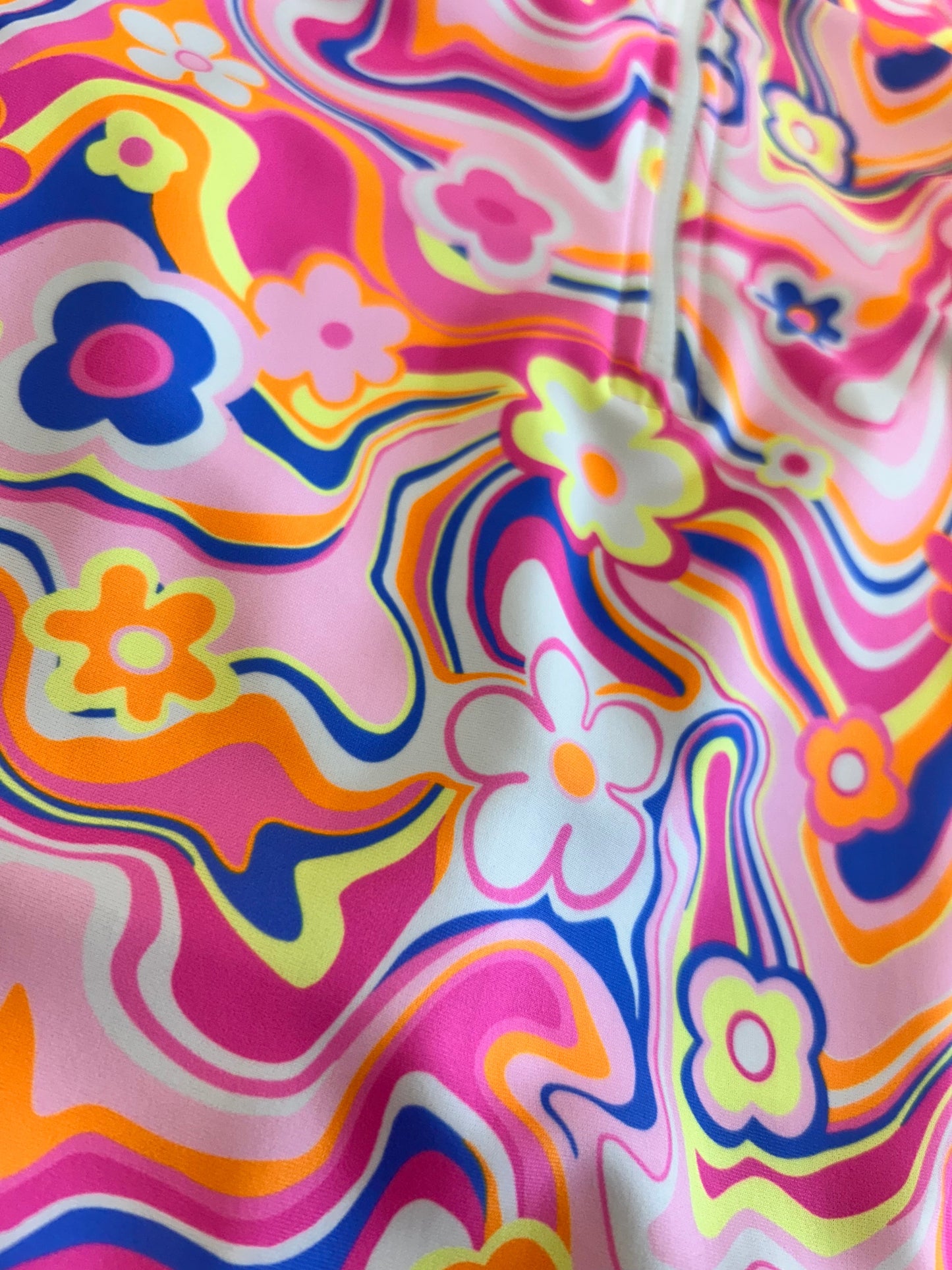 H3122 Kids Colorful Boho Pink Swimsuit