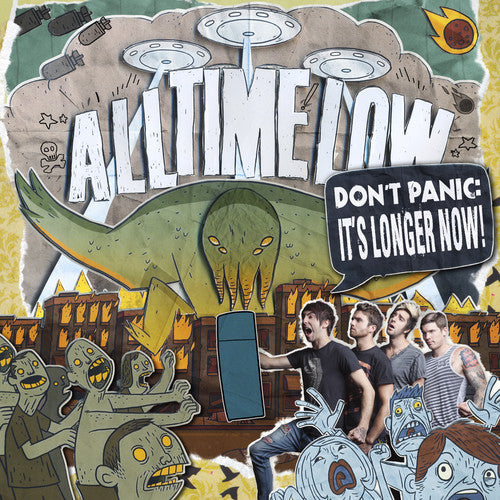 All Time Low: Don't Panic: It's Longer Now - Orange { Vinyl LP }