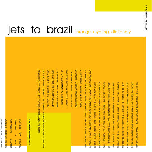 Jets to Brazil: Orange Rhyming Dictionary { Vinyl LP }