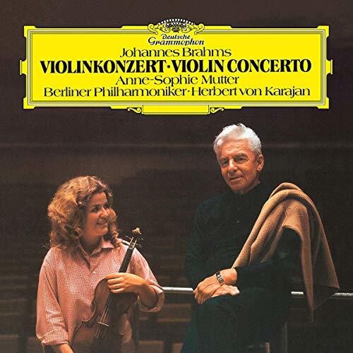 Brahms / Mutter / Berliner Philharmoniker / Karaja: Violin Concerto in D Op 77 { Vinyl LP }