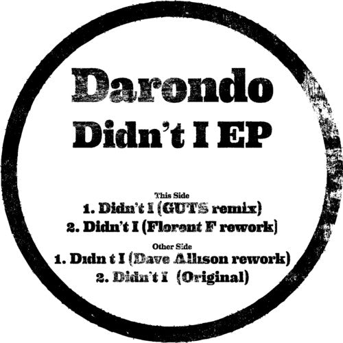 Darondo: Didn't I { Vinyl LP }