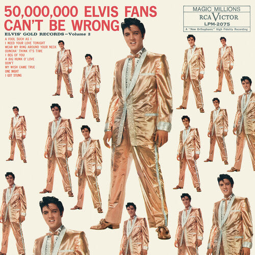 Elvis Presley: 50,000,000 Elvis Fans Can't Be Wrong: Elvis' Gold Records Volume 2 { Vinyl LP }