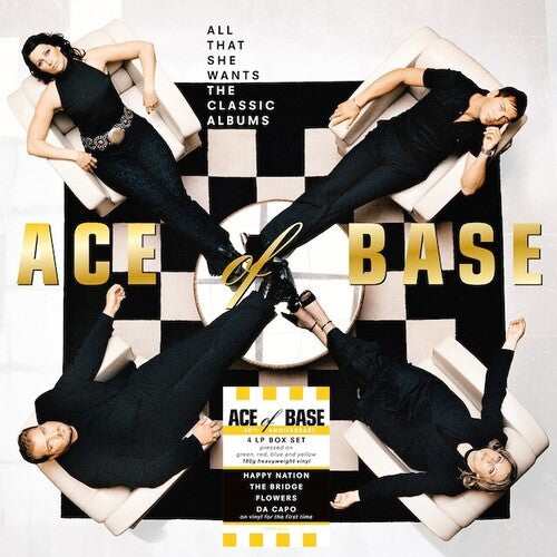 Ace of Base: All That She Wants: The Classic Albums [180-Gram Green, Red, Blue & Yellow Colored Vinyl] { Vinyl LP }