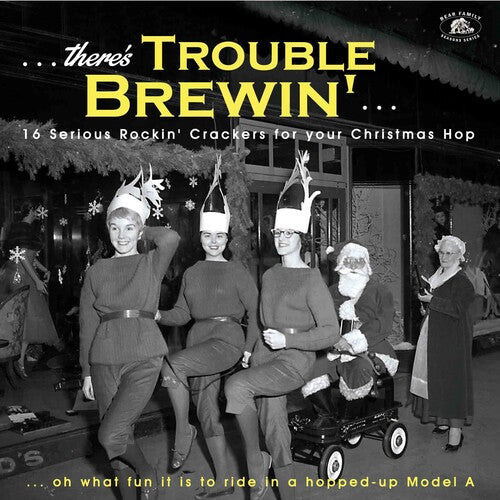 Various Artists: There's Trouble Brewin': 16 Serious Rocki' Crackers For Your Christmas Hop (Various Artists) { Vinyl LP }