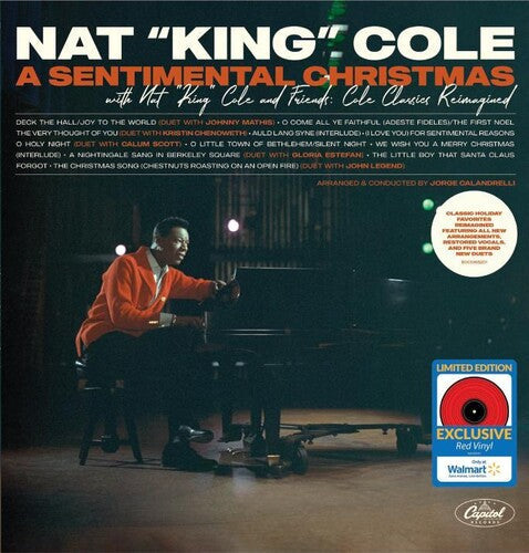 Nat King Cole: A Sentimental Christmas with Nat King Cole and Friends: Cole Classics  Reimagined (Walmart Exclusive) { Vinyl LP }