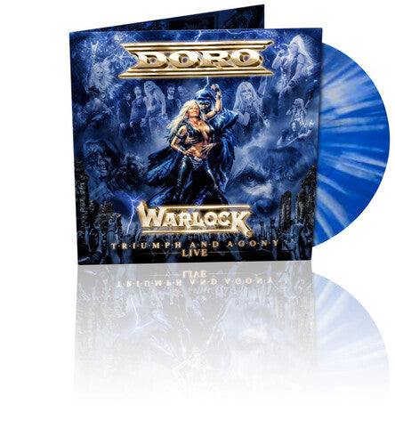 Doro: Warlock - Triumph & Agony Live (Marble Blue & White Vinyl) { Vinyl LP }