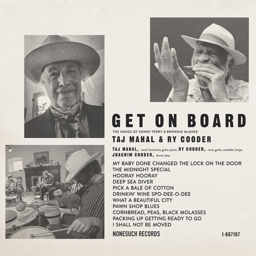 Taj Mahal & Ry Cooder: Get On Board { Vinyl LP }