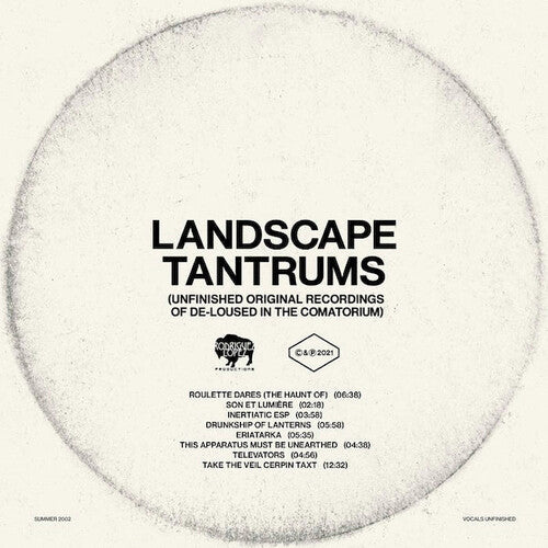 The Mars Volta: Landscape Tantrums: Unfinished Original Recordings Of De-Loused In The Comatorium - Clear Vinyl { Vinyl LP }