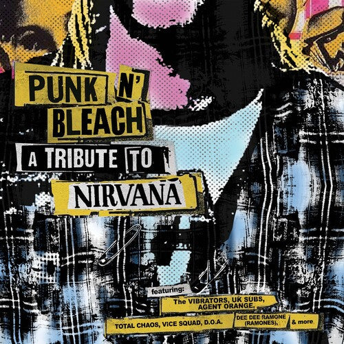 Various Artists: Punk 'n' Bleach - A Tribute To Nirvana (Various Artists) - Green Splatter { Vinyl LP }