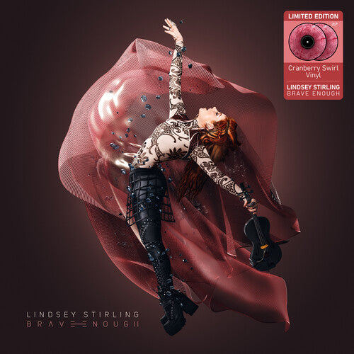 Lindsey Stirling: Brave Enough- Cranberry Swirl { Vinyl LP }