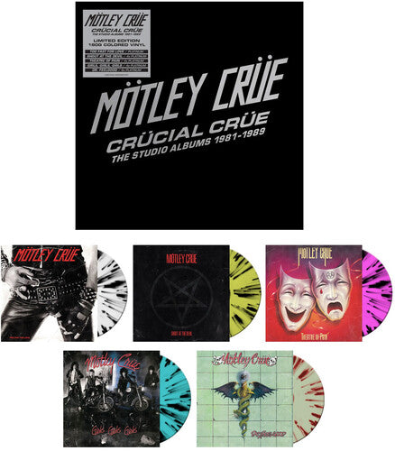 Motley Crue: Crucial Crue: The Studio Albums 1981-1989 { Vinyl LP }