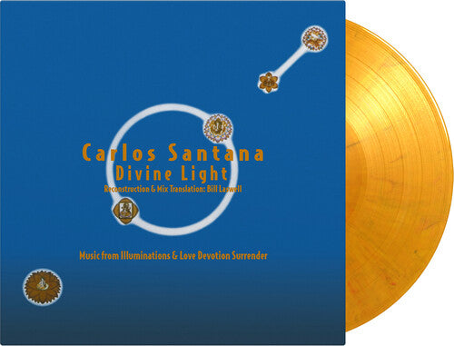 Carlos Santana: Divine Light: Reconstruction & Mix Translation By Bill Laswell - Limited Gatefold 180-Gram Yellow, Red & Black Marble Colored Vinyl { Vinyl LP }