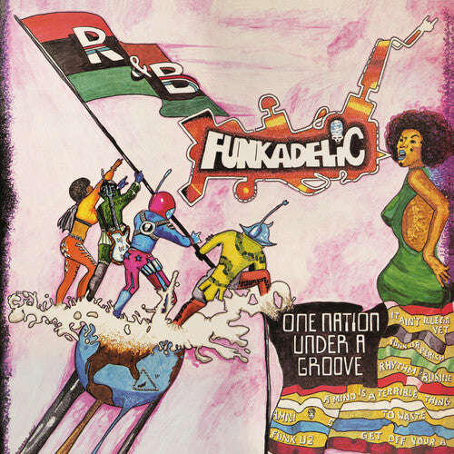Funkadelic: One Nation Under A Groove - Red & Green Colored Vinyl with Bonus 12-Inch { Vinyl LP }
