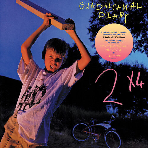 Guadalcanal Diary: 2 X 4 - Pink/yellow Swirl { Vinyl LP }