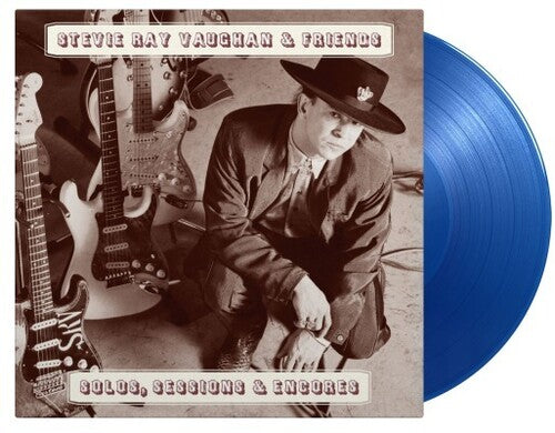 Vaughan, Stevie Ray & Friends: Solos Sessions & Encores - Limited 180-Gram Translucent Blue Colored Vinyl { Vinyl LP }
