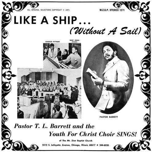 Pastor T.L. Barrett: Like a Ship (Without a Sail) { Vinyl LP }