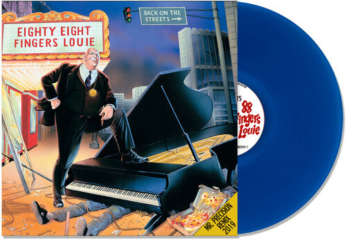 88 Fingers Louie: Back on the Streets (Remixed and Remastered) - Blue { Vinyl LP }