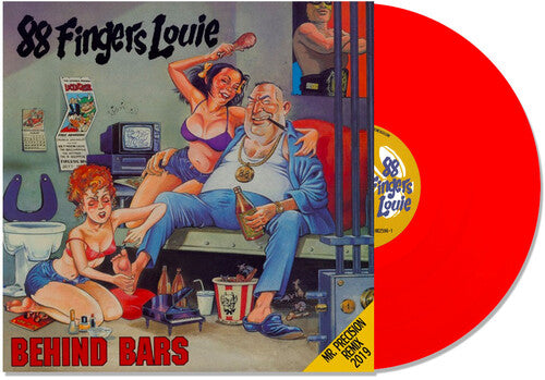88 Fingers Louie: Behind Bars - Red { Vinyl LP }