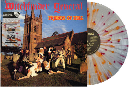 Witchfinder General: Friends Of Hell - Clear Red Orange & White Splatter Vinyl { Vinyl LP }