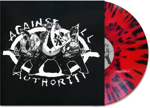 Against All Authority: 24 Hour Roadside Resistance - Red w/ Black Splatter { Vinyl LP }