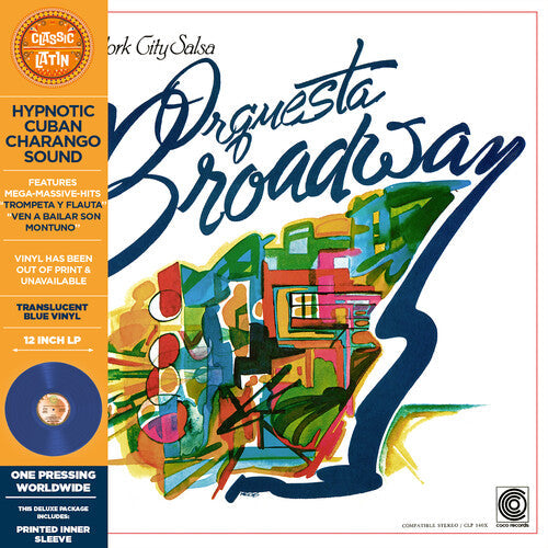 Orquestra Broadway: New York City Salsa - Translucent Blue { Vinyl LP }