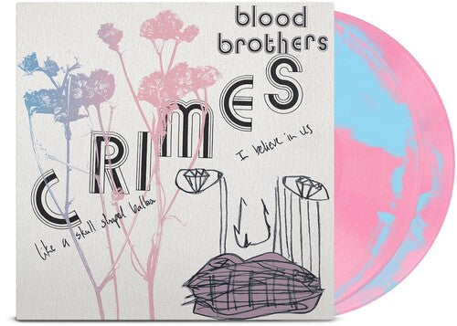 The Blood Brothers: Crimes (Collector's Edition) - Bubblegum Pink & Baby Blue { Vinyl LP }