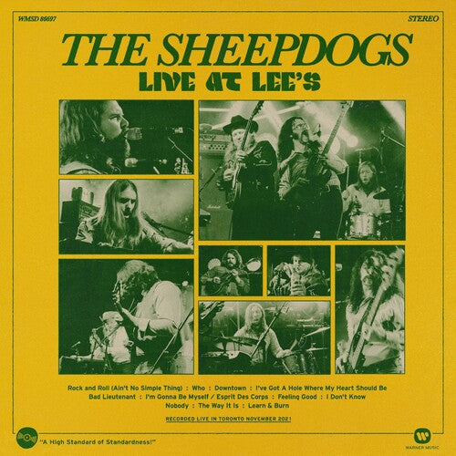 The Sheepdogs: Live At Lees - Translucent Green Colored Vinyl { Vinyl LP }