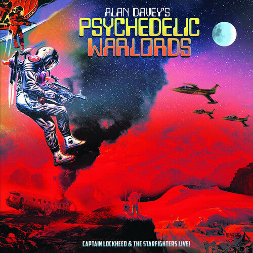 Alan Davey’s Psychedelic Warlords: Captain Lockheed and the Starfighters Live! { Vinyl LP }