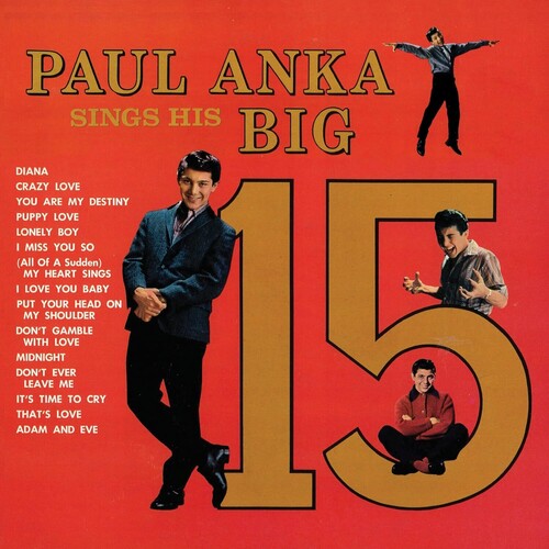 Paul Anka: Paul Anka Sings His Big 15 { Vinyl LP }